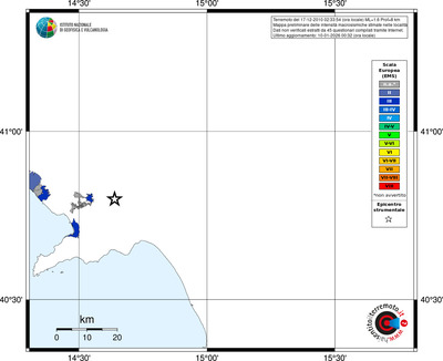 Mappa EMS - territori località