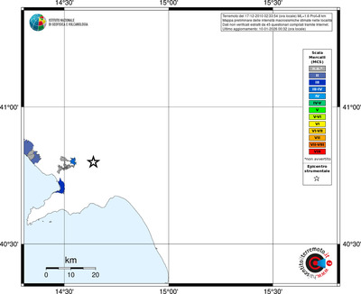 Mappa MCS - territori località
