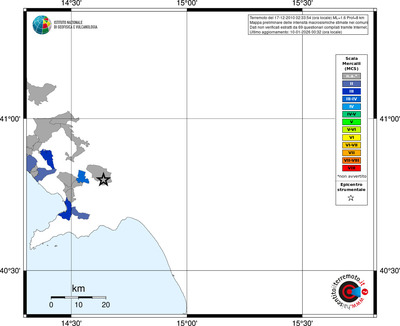 Mappa MCS - territori comuni