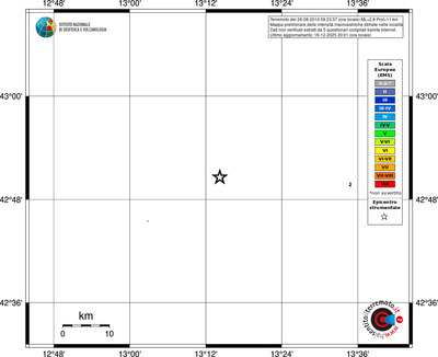 Mappa EMS - territori località
