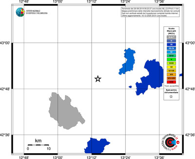 Mappa MCS - territori comuni