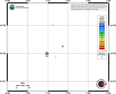 Mappa MCS - territori località