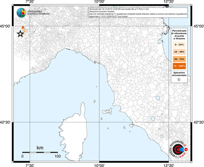 Mappa territorio comunale con almeno 3 questionari