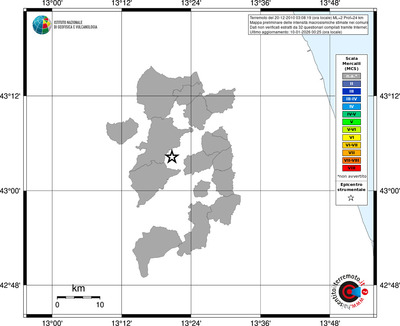 Mappa MCS - territori comuni