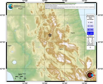 Mappa comuni con almeno 3 questionari