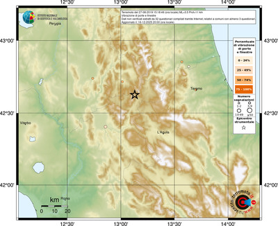 Mappa comuni con almeno 3 questionari