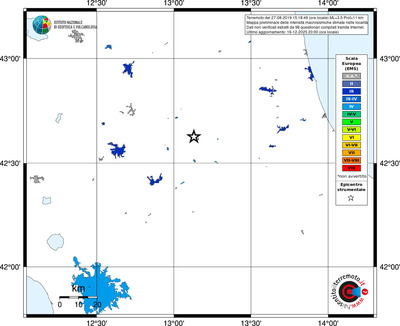 Mappa EMS - territori località