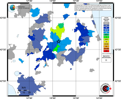 Mappa MCS - territori comuni