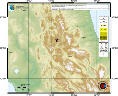 Mappa comuni con almeno 3 questionari