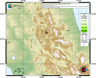 Mappa comuni con almeno 3 questionari
