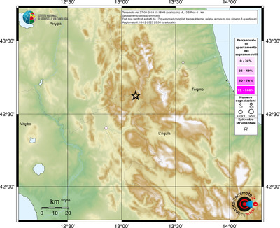 Mappa comuni con almeno 3 questionari