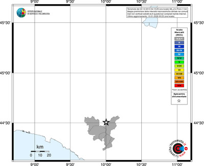 Mappa MCS - territori comuni
