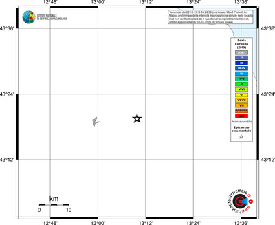 Mappa EMS - territori località