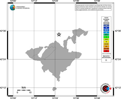 Mappa EMS - territori comuni