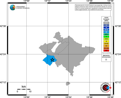 Mappa EMS - territori comuni