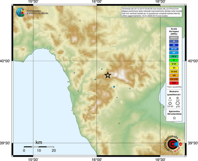Mappa EMS - località