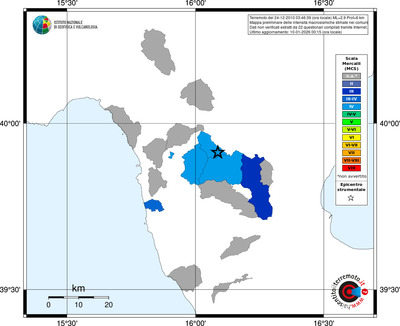 Mappa MCS - territori comuni