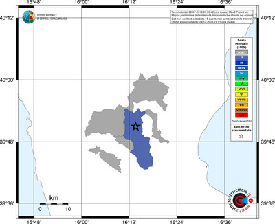 Mappa MCS - territori comuni