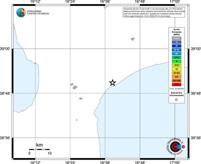 Mappa EMS - territori località