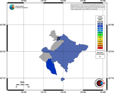 Mappa EMS - territori comuni