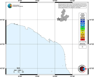 Mappa EMS - territori comuni