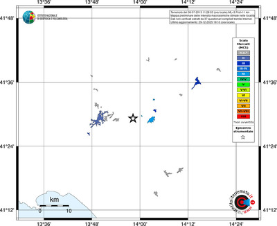 Mappa MCS - territori località
