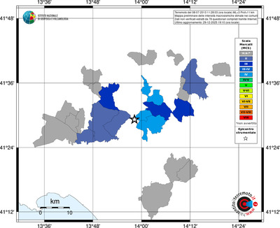 Mappa MCS - territori comuni