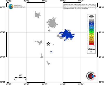 Mappa MCS - territori località