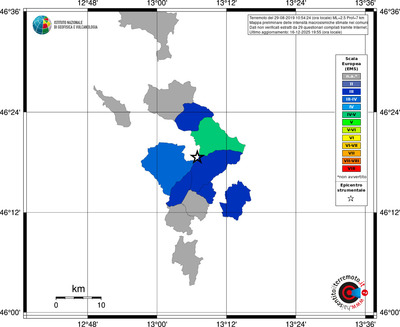 Mappa EMS - territori comuni