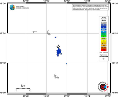 Mappa MCS - territori località