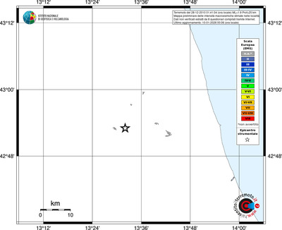 Mappa EMS - territori località