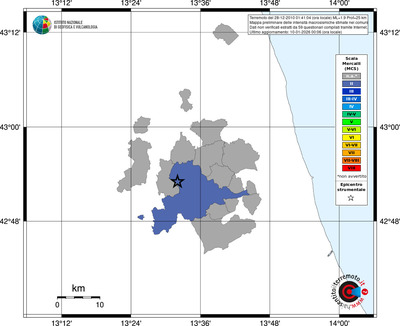Mappa MCS - territori comuni