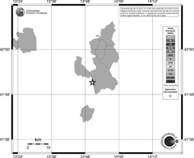 Mappa EMS - territori comuni