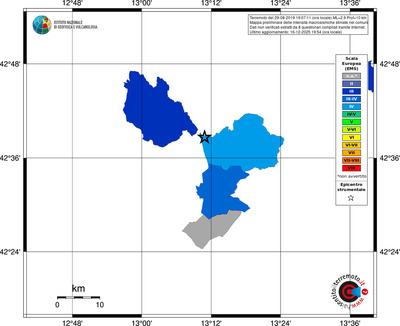 Mappa EMS - territori comuni
