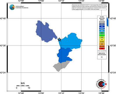 Mappa MCS - territori comuni