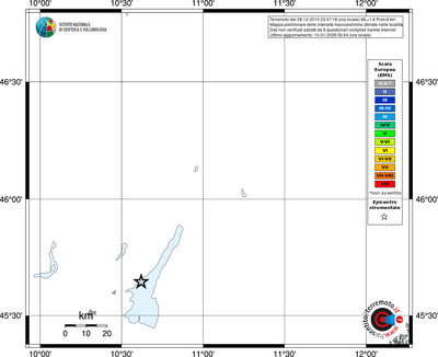 Mappa EMS - territori località