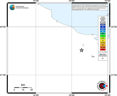 Mappa EMS - territori località