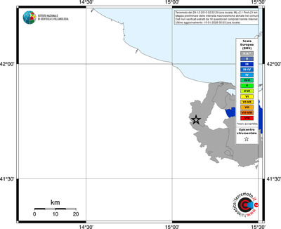 Mappa EMS - territori comuni