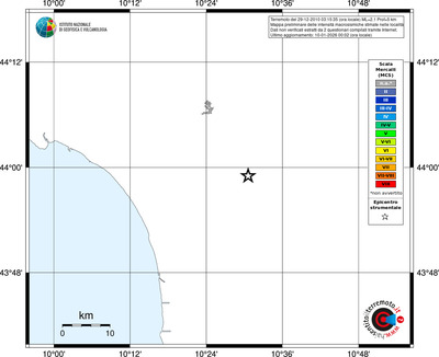 Mappa MCS - territori località