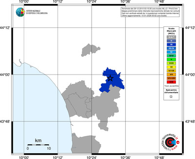 Mappa MCS - territori comuni