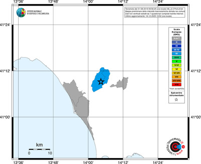 Mappa EMS - territori comuni