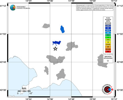 Mappa EMS - territori comuni