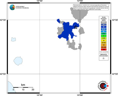 Mappa EMS - territori comuni
