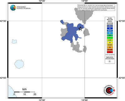 Mappa MCS - territori comuni
