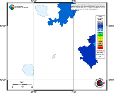 Mappa EMS - territori comuni