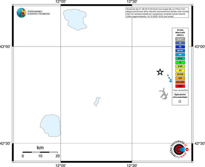 Mappa MCS - territori località