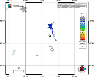 Mappa EMS - territori località