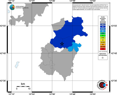 Mappa EMS - territori comuni