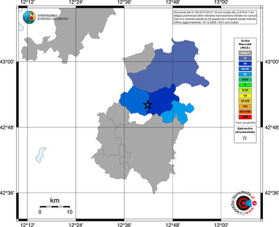 Mappa MCS - territori comuni