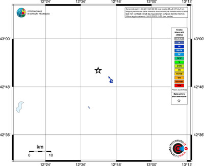 Mappa MCS - territori località